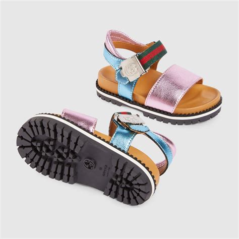 toddler girl gucci sandals|Gucci sandals for girls.